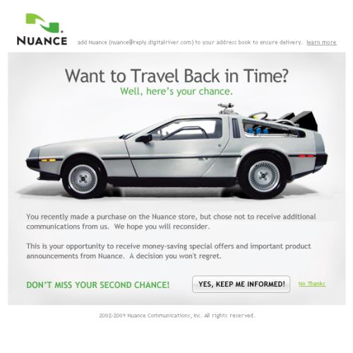 Nuance Email Campaign